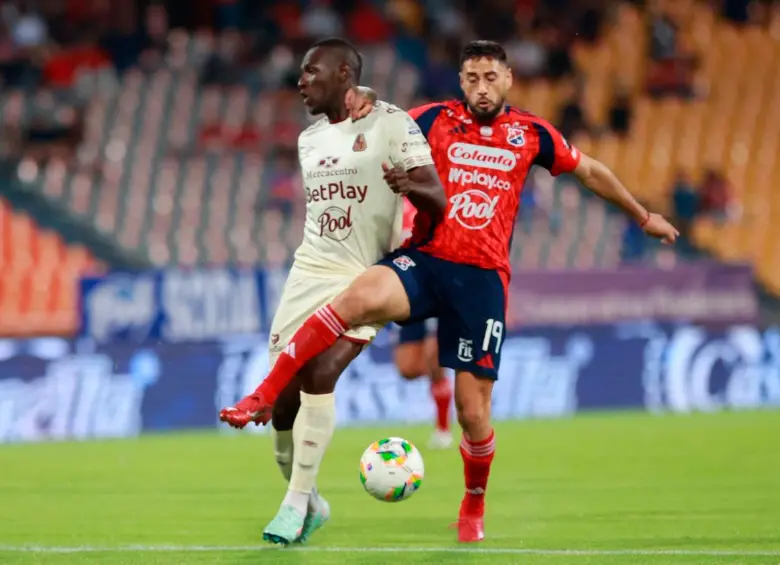 El delantero argentino Francisco Fydriszewski es uno de los referentes del ataque del cuadro rojo en este semestre. Foto: Manuel Saldarriaga