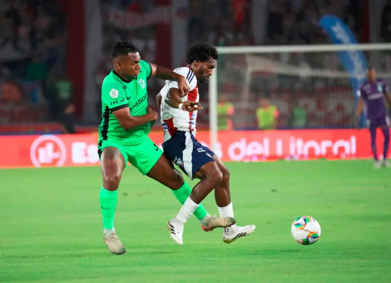 Nacional perdió en su visita al Junior en Barranquilla. FOTO COLPRENSA