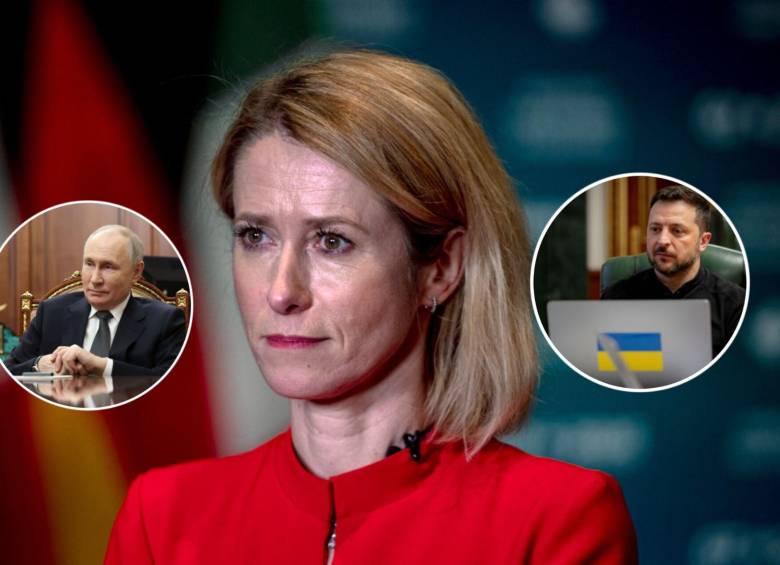 Kaja Kallas, jefa de la diplomacia de la Unión Europea, le respondió a Putin sobre la exigencia para que no se sigan entregando armas a Ucrania. Fotos: AFP y Getty Images