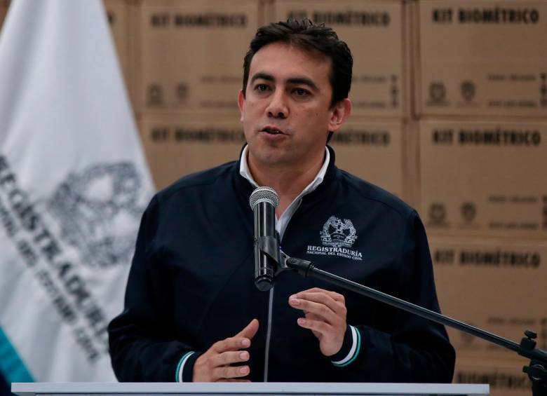 El registrador Vega advirtió que las irregularidades se dieron en los E14 (detalle). FOTO Colprensa