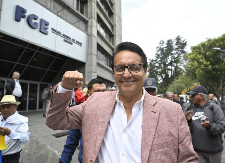 Villavicencio era uno de los ocho candidatos presidenciales y marchaba segundo en la intención de voto con 13,2% FOTO; AFP