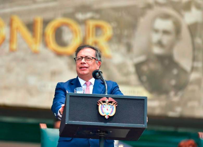 El resultado de la encuesta Invamer Colombia Opina mostró que la desaprobación del presidente, Gustavo Petro, subió para el décimo mes de su Gobierno. FOTO: Cortesía Presidencia
