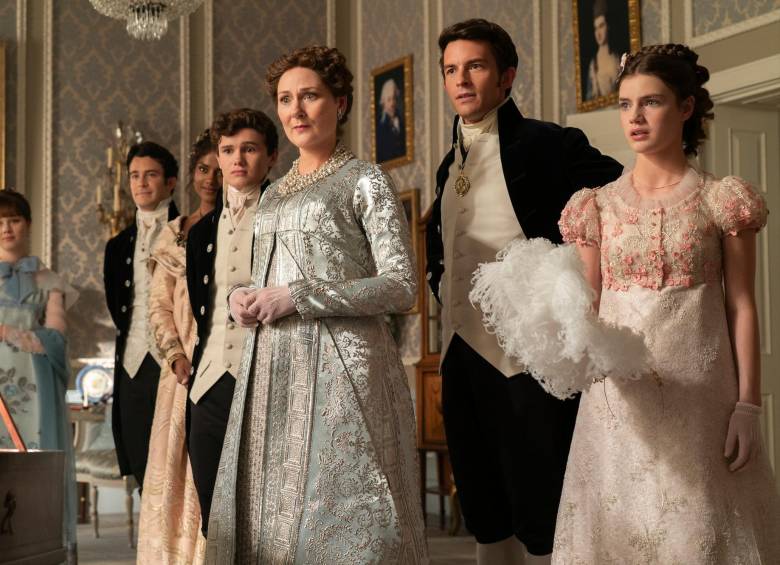 Toda la familia Bridgerton unida. FOTO Cortesía Netflix