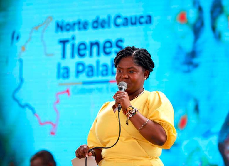 La vicepresidenta Francia Márquez será la primera ministra de la Igualdad del país. FOTO: Cortesía Vicepresidencia/Darwin Torres.