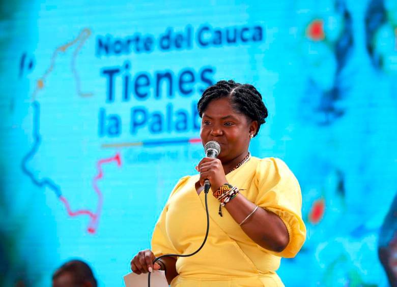 La vicepresidenta Francia Márquez será la primera ministra de la Igualdad de Colombia. FOTO: Cortesía Vicepresidencia / Darwin Torres