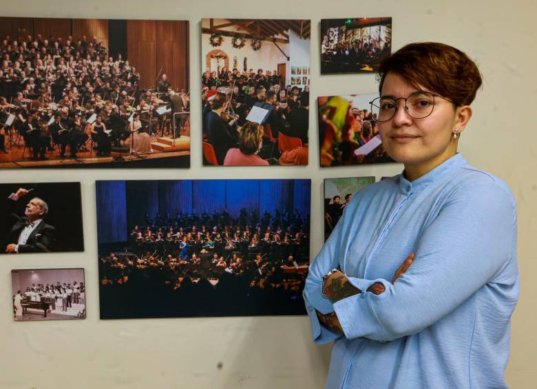 Tatiana ha trabajado asistiendo a directores como Klaus Mäkela, Gustavo Dudamel y Andrés Orozco. FOTO: Manuel Saldarriaga.