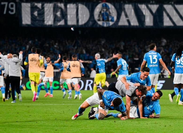 Nápoles lideró la tabla de posiciones de la Serie A con 84 puntos. FOTO: GETTY