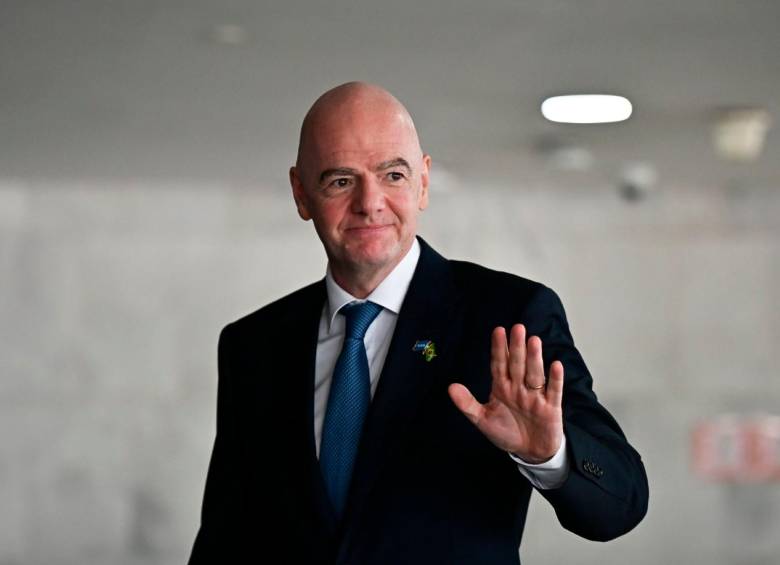 El presidente de la Fifa, Gianni Infantino vivió dos semanas en las que tocó el cielo y cayó al infierno. FOTO GETTY 