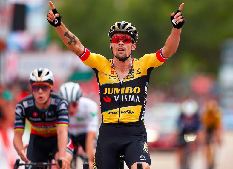 Roglic logró su undécima victoria en la Vuelta a España. FOTO TWITTER VUELTA A ESPAÑA