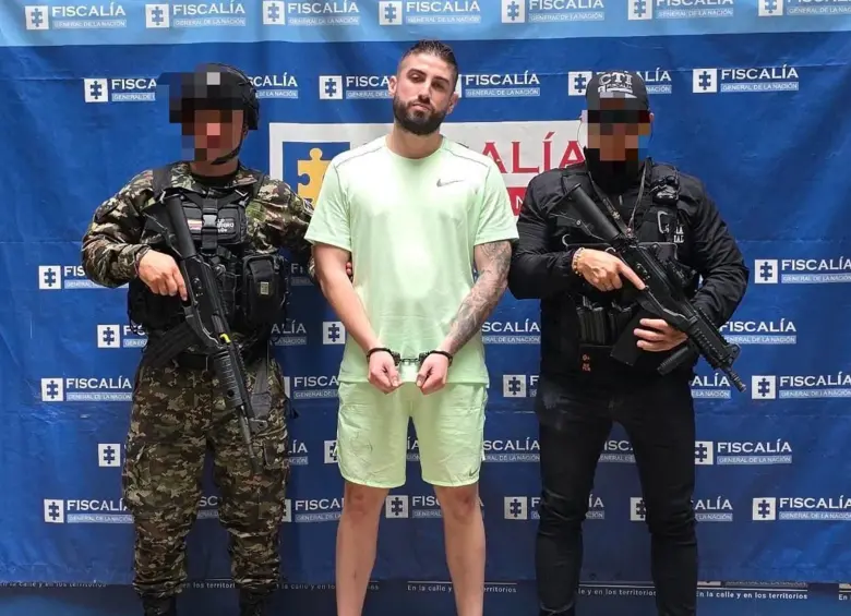 Capturado en Medellín por presunto lavado de activos. Foto: Pedro Arnulfo Sánchez S. @PedroSanchezCol