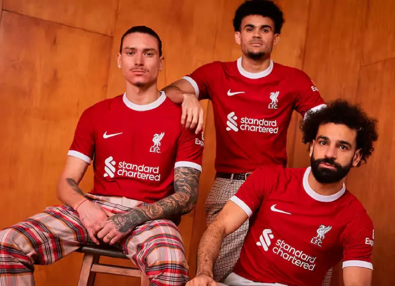 Mohamed Salah agrandó su leyenda en Liverpool gracias al tridente que integró con Núñez y Díaz. FOTO X-LIVERPOOL
