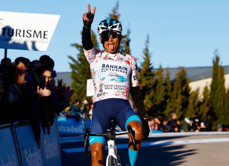 Santiago Buitrago ganó dos etapas en la Vuelta a la Comunidad Valenciana. FOTO: Tomada de X @BHRVictorious