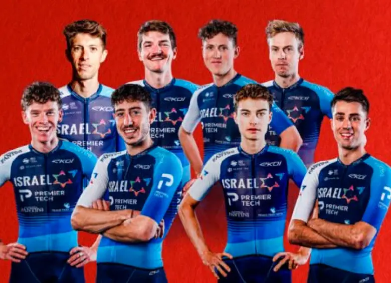 Este son los ciclistas que representan al Israel en la Vuelta. FOTO X-ISRAEL
