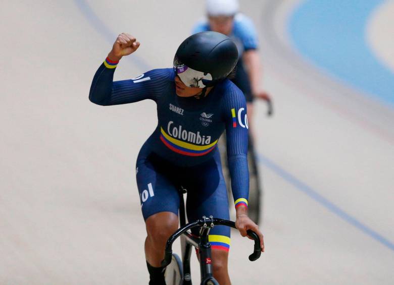 Stefany Cuadrado, revelación del ciclismo de pista del mundo. En Asunción ratifica su talento. FOTO: Tomada de X @PanamSports