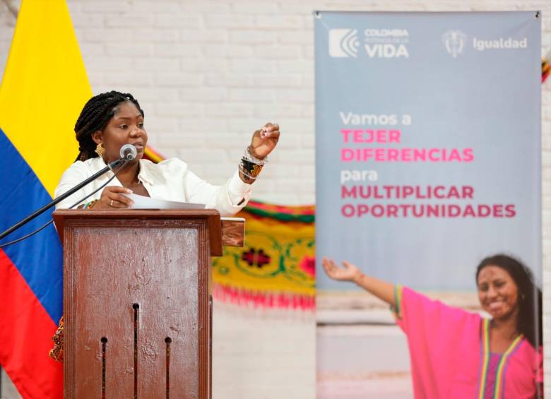 Francia Márquez es vicepresidenta y ministra de la Igualdad. FOTO: Cortesía