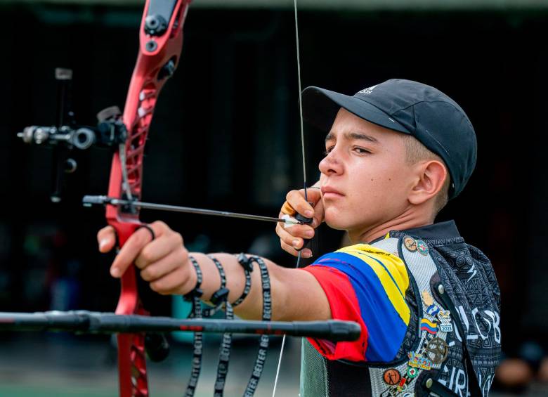 Cristóbal Giraldo apunta en este momento hacia el podio en los Suramericanos Juveniles en Panamá. Foto: Cortesía 