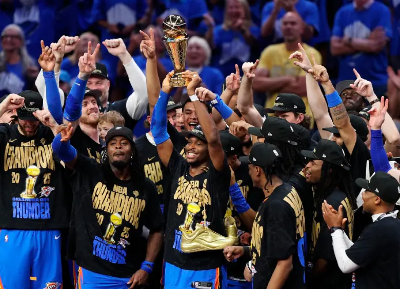 Oklahoma terminó la temporada con 84 victorias, incluidos los playoffs, (68 en fase regular). FOTO: GETTY