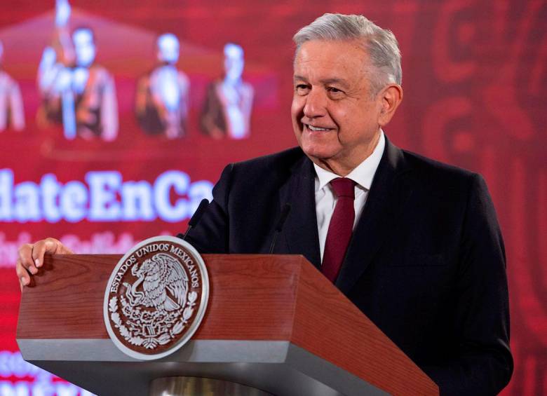Andrés López Obrador espera que Colombia tenga un cambio después de las elecciones de este domingo. FOTO: EFE