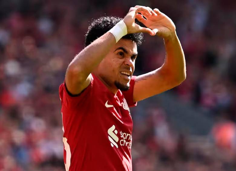 Luis Díaz, una de las grandes figuras del Liverpool en los últimos cuatro años. FOTO AFP