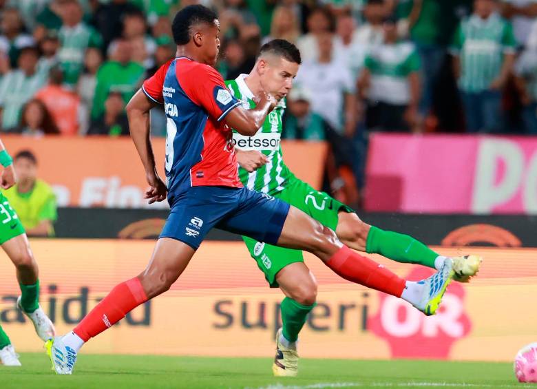 Nacional y DIM definen una de las llaves de cuartos de final de la Copa BetPlay. FOTO MANUEL SALDARRIAGA