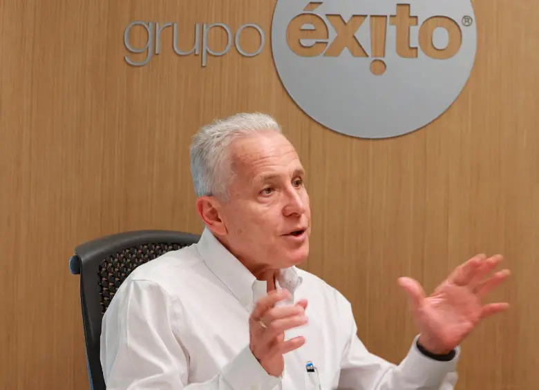 Carlos Mario Giraldo Moreno, gerente de Grupo Éxito Colombia anunció su retiro de la compañía a partir del 30 de junio. FOTO Manuel Saldarriaga