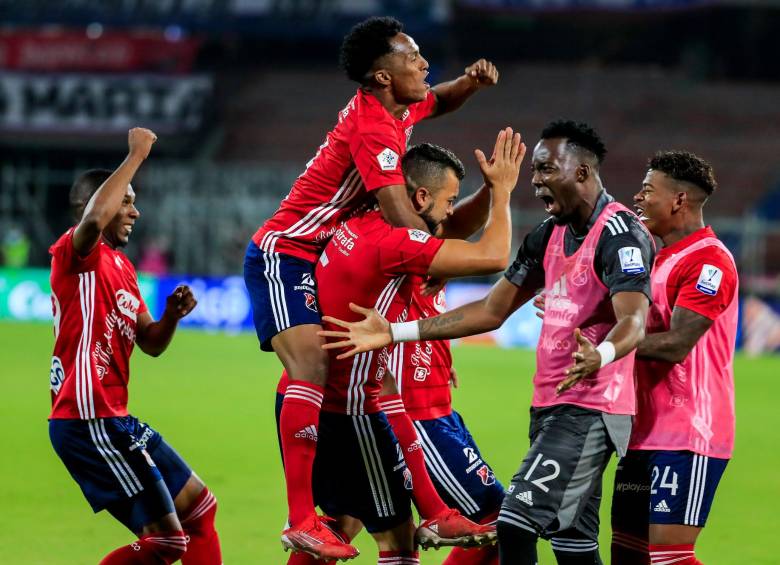 Medellín quiere volver a celebrar en el Atanasio. En la penúltima jornada derrotó a Millonarios (1-0) en este escenario, en el que marcha invicto. FOTO: JAIME PÉREZ. 