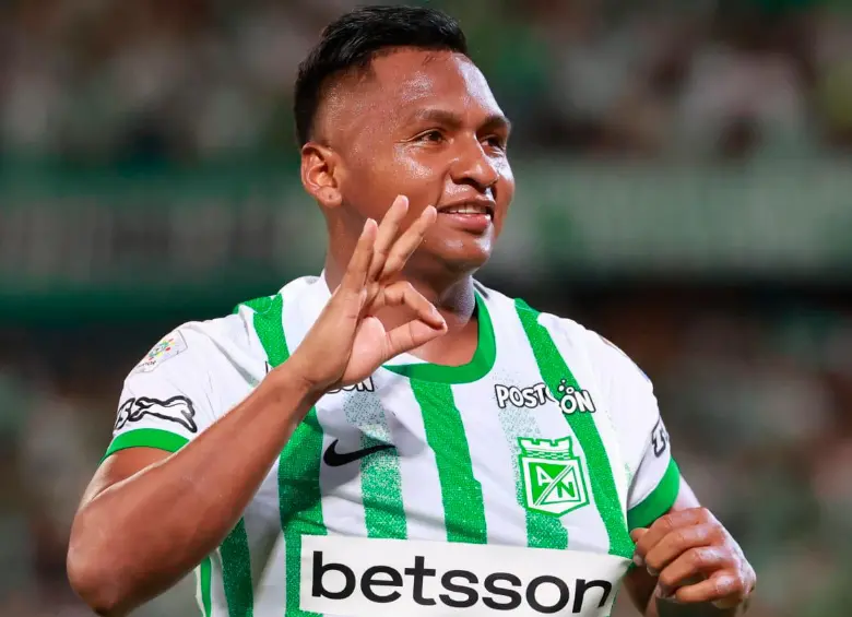 Alfredo Morelos suma 31 goles en 89 presencias con Atlético Nacional. Foto: Manuel Saldarriaga Quintero