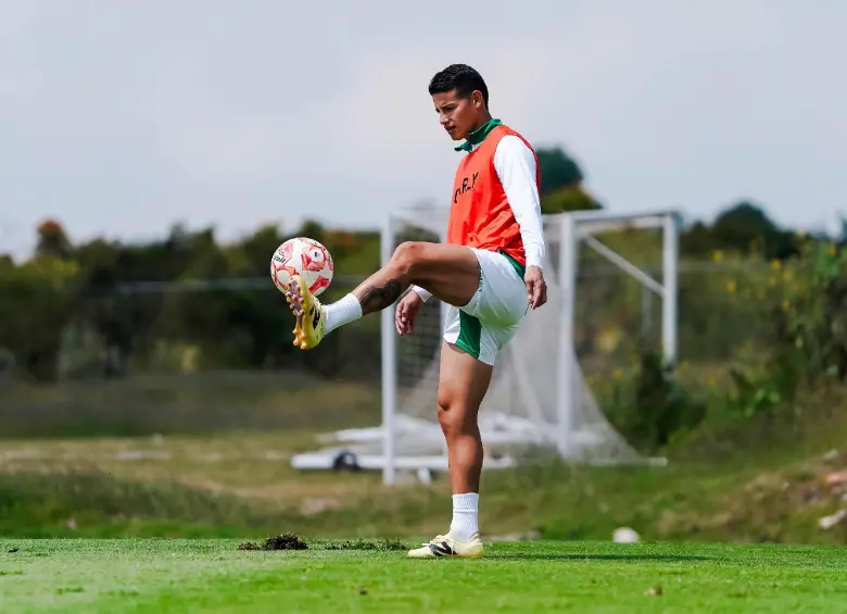 James Rodríguez llegó al Club León el pasado 13 de enero y tiene contrato con este equipo hasta diciembre próximo. FOTO X-CLUB LEÓN
