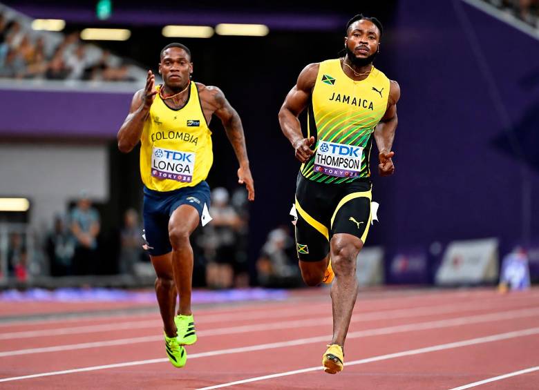 Ronal Longa, que ya ha bajado tres veces de los 10 segundos en 100 metros, espera estar en el Panamericano de atletismo en Medellín, en junio. FOTO AFP