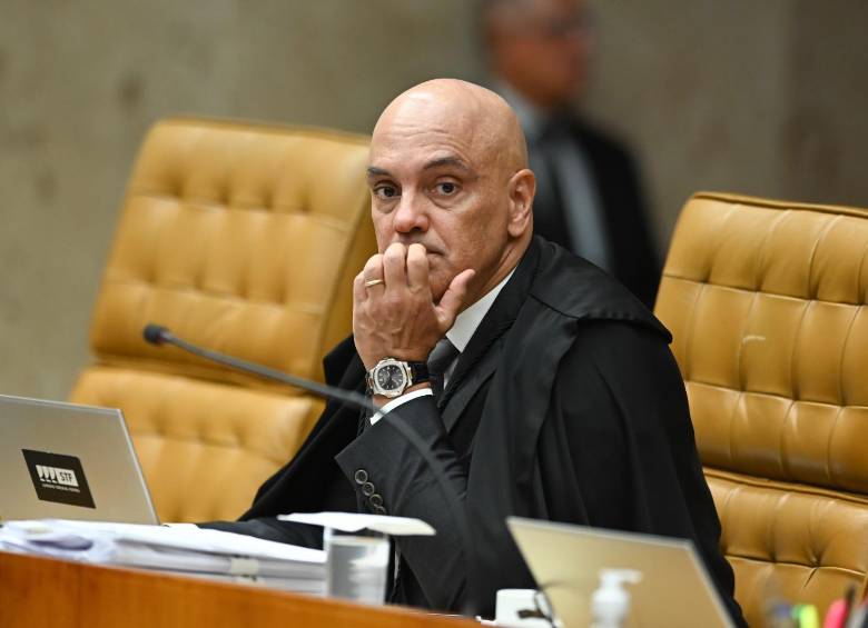 El juez Alexandre de Moraes está al frente de varias investigaciones contra el expresidente brasileño Jair Bolsonaro. FOTO: GETTY