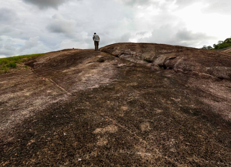 En las planicies de la Orinoquia se encuentran algunas de las formaciones geológicas de estas rocas Foto: Manuel Saldarriaga Quintero.