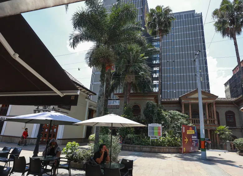 Vista del sector a intervenir por parte de la Alcaldía de Envigado. Foto: Manuel Saldarriaga Quintero.