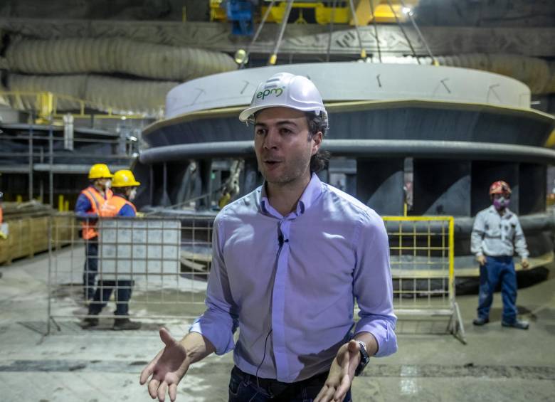 Daniel Quintero no irá este viernes al megaproyecto, como lo había anunciado el lunes en su consejo de Gobierno. FOTO: JUAN ANTONIO SÁNCHEZ
