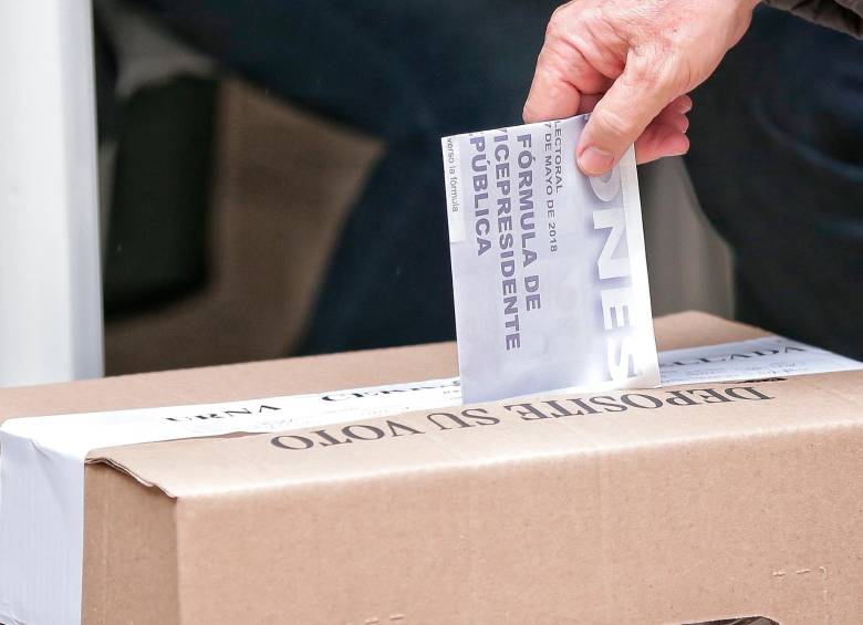 Imagen de las elecciones presidenciales de 2018. Foto Colprensa
