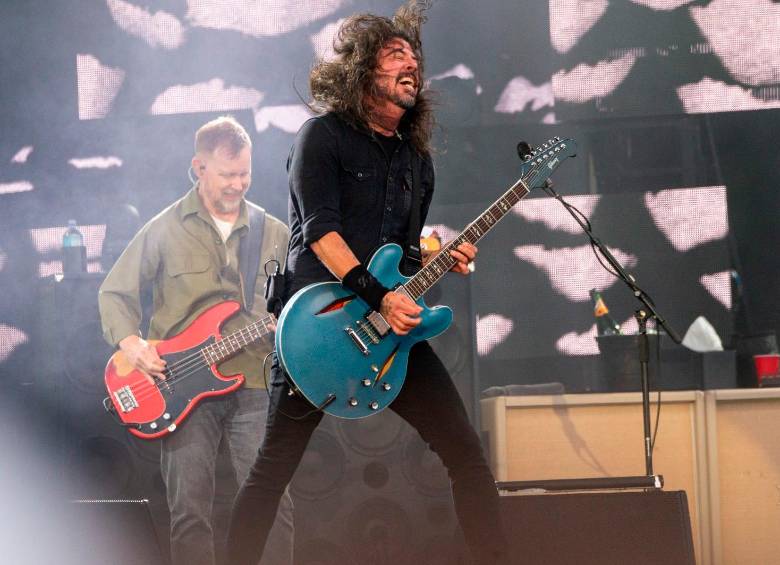 Dave Grohl también publico el libro ‘The Storyteller’, historias de vida y música en 2022. Foto Getty.