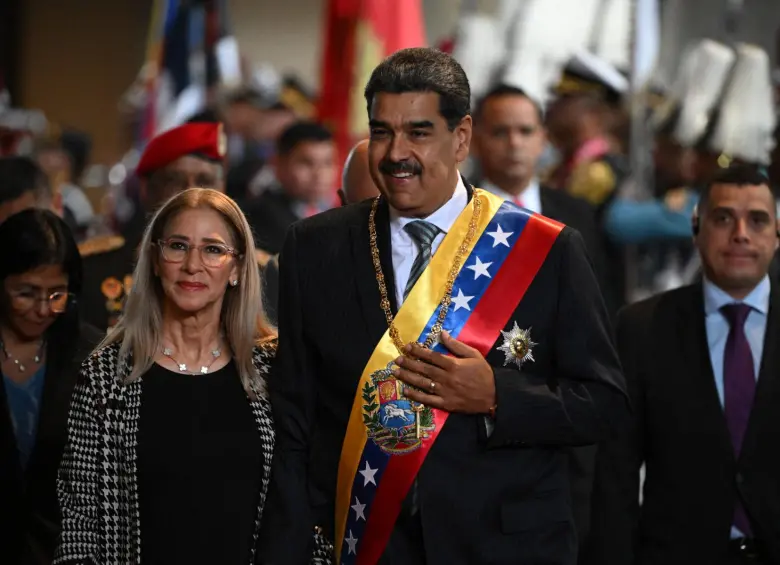 La revista Forbes calificó a la primera dama de Venezuela como la mujer más poderosa de ese país. Imagen: Federico PARRA / AFP.