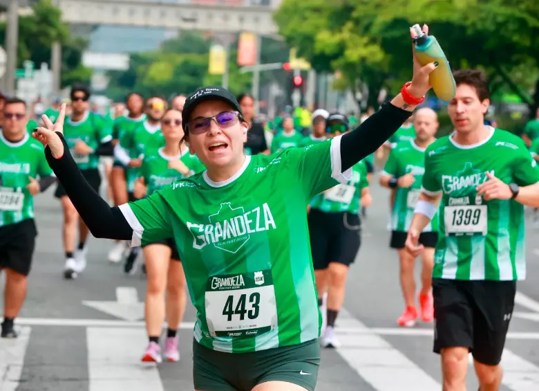 Más de 8.000 personas corrieron por Nacional en la segunda edición de la carrera Grandeza Run Fest