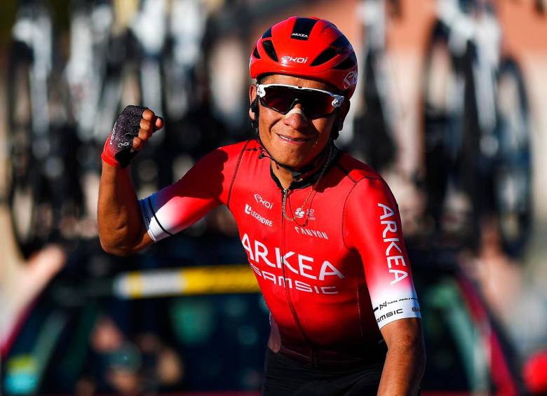 El ciclista colombiano de 32 años será el líder de su equipo en las próximas temporadas. FOTO: TOMADA DEL TWITTER DE @NairoQuinCo