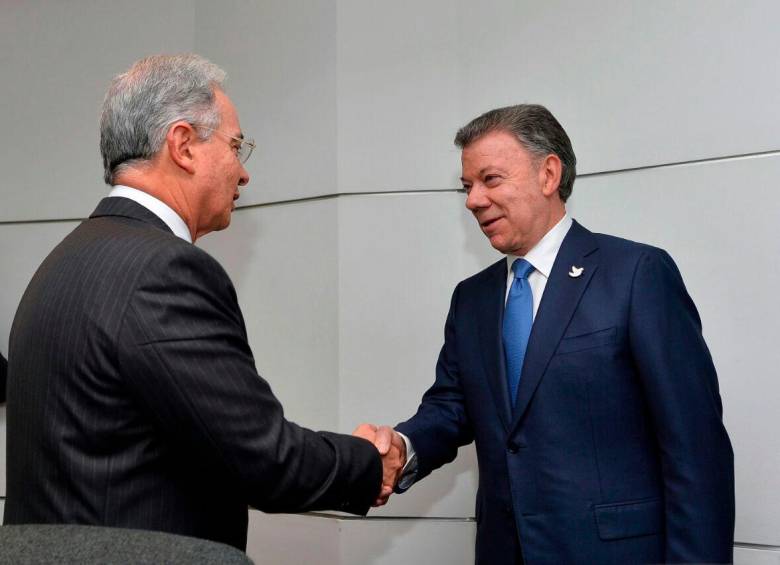 Juan Manuel Santos convocó a Uribe para resolver la diferencias en torno al Acuerdo de Paz. FOTO COLPRENSA