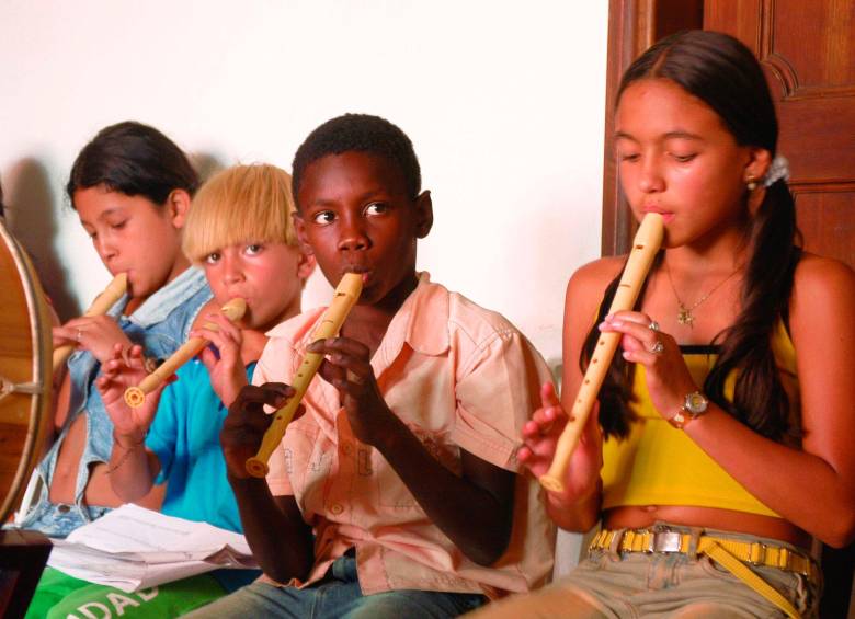 Este programa musical ha impactado cada año a más de 20.000 niños en todo el país. FOTO cortesía Batuta