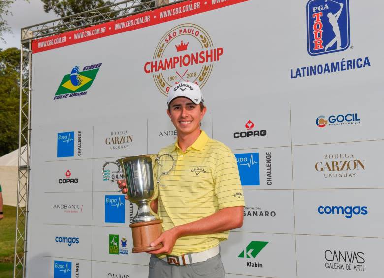 Nicolás Echavarría sigue el camino ascendente. FOTO Federación Colombiana de Golf
