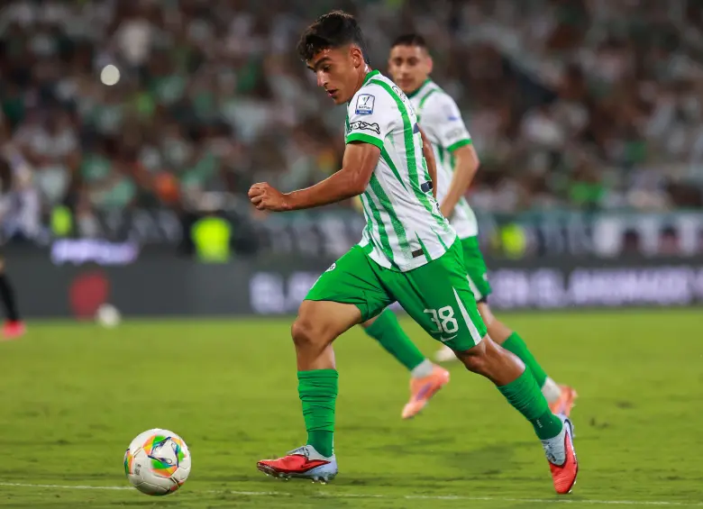 Juan Manuel Rengifo viene de ser figura en el clásico antioqueño frente al DIM, en el que anotó uno de los goles de la victoria verdolaga ante el conjunto rojo. FOTO MANUEL SALDARRIAGA