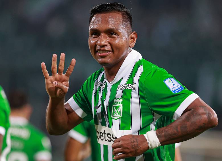 Alfredo Morelos es una baja sensible para Nacional. FOTO MANUEL SALDARRIAGA