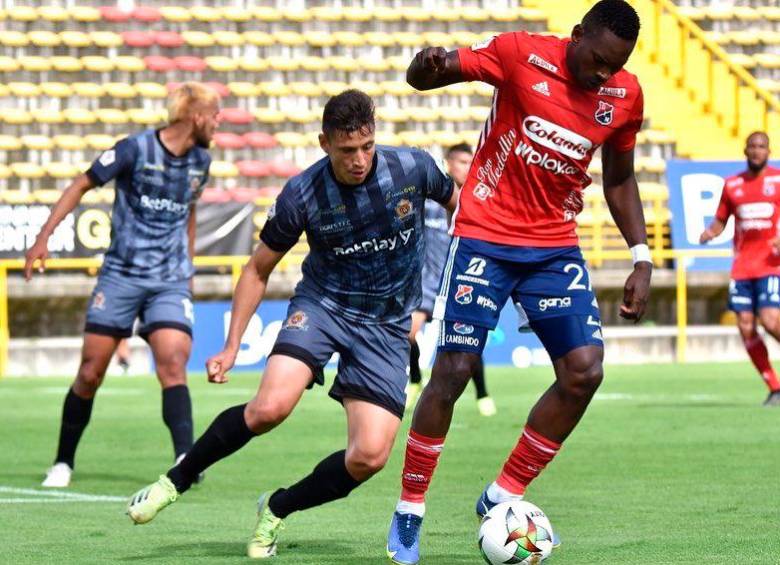 Independiente Medellín formó en Bogotá con un equipo mixto. FOTO: CORTESÍA DIMAYOR