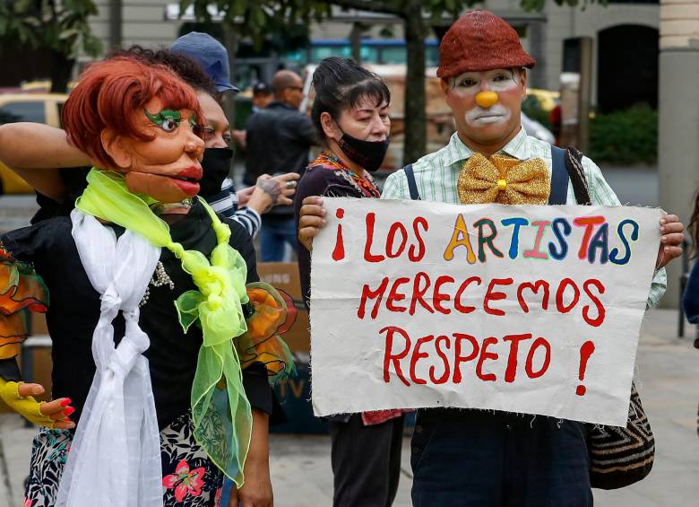 Las relaciones de los artistas con la administración Quintero son cada vez más tensas. Foto: EL COLOMBIANO