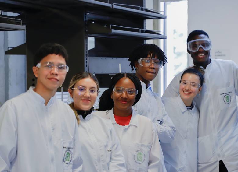 Algunos de los estudiantes del programa que ofrece la Universidad Nacional sede Medellín. FOTO: Cortesía