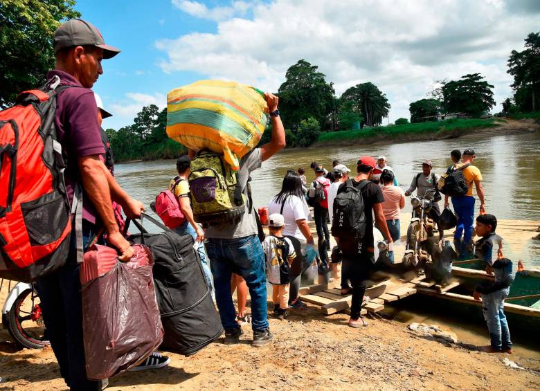En Antioquia ya van más de 2.000 familias desplazadas este año. FOTO SCHNEYDER MENDOZA /AFP/GETTY. 