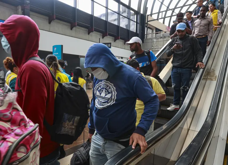 El aeropuerto de Rionegro, José María Córdova, es uno de los principales núcleos receptores de deportados de Panamá. FOTO ARCHIVO: Manuel Saldarriaga Quintero