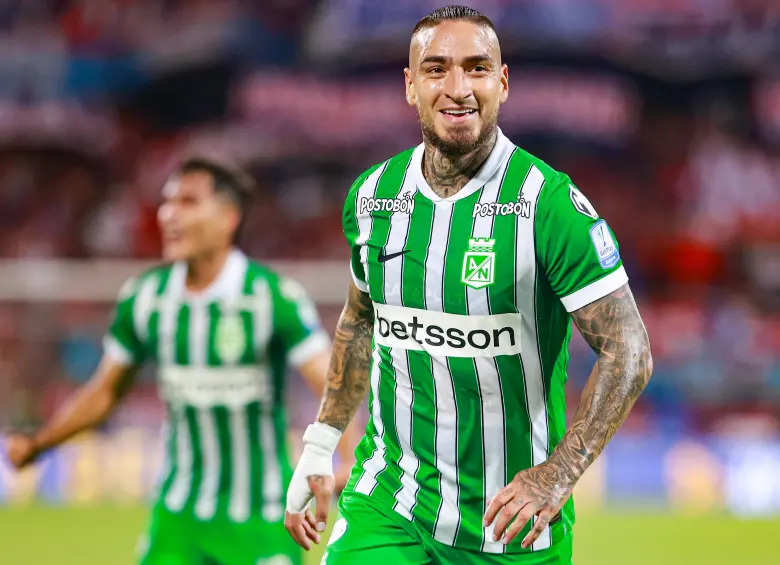 Cristian “Chicho” Arango aún no ha podido encontrar el nivel por el que llegó a Nacional. FOTO MANUEL SALDARRIAGA