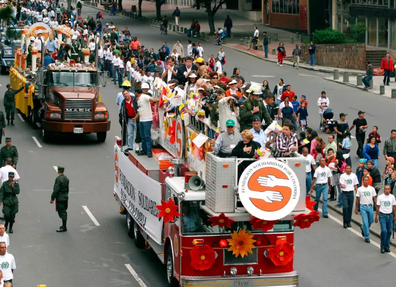 La Caminata de la Solidaridad por Colombia se realiza desde la década de 1980. FOTO archivo